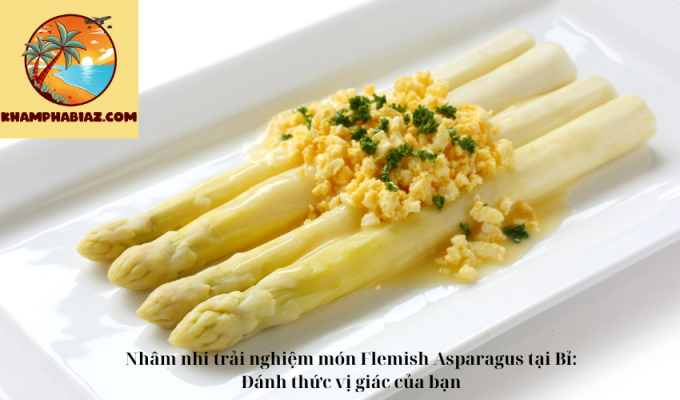 Nhâm nhi trải nghiệm món Flemish Asparagus tại Bỉ: Đánh thức vị giác của bạn